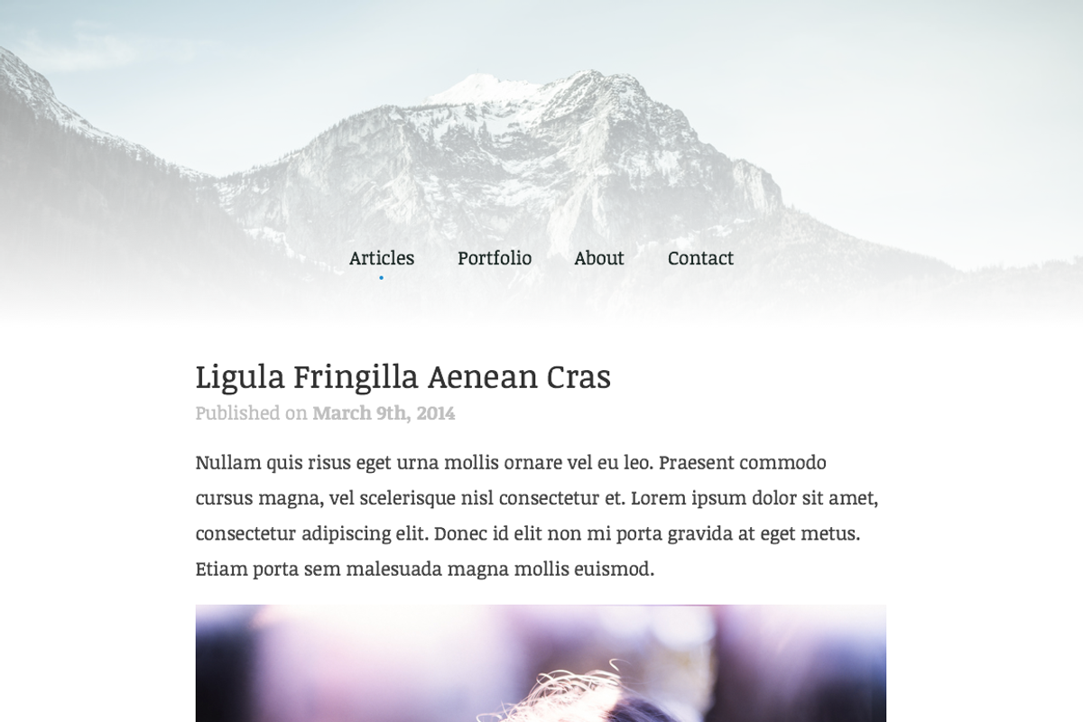 Flow, for Kirby 2 CMS, a Templates & Theme by Starckio (Photo 2 of 5)