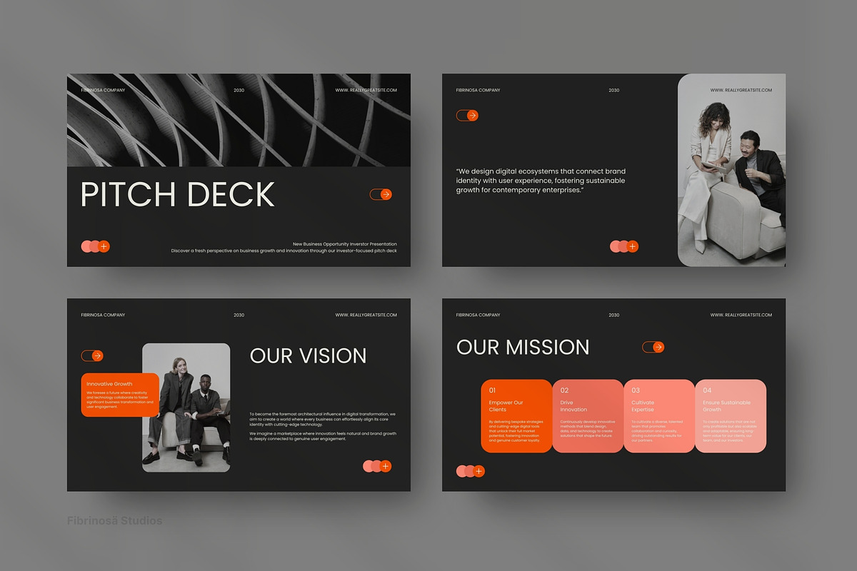 Modern Pitch Deck, a Presentation Template by FIBRINOSÄ (Photo 6 of 6)