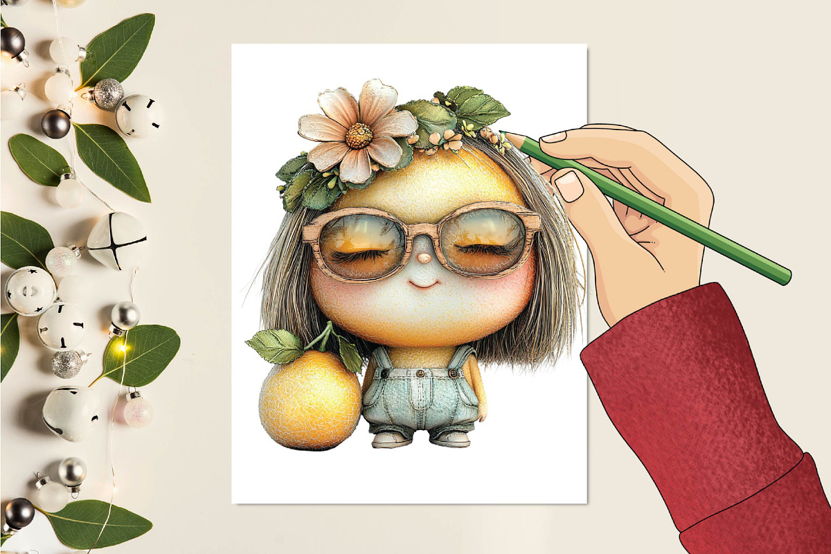 Whimsical Summer Clipart Bundle., an Illustration by SVGArt (Photo 8 of 9)
