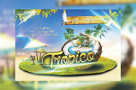 Tropico Summer Party Flyer