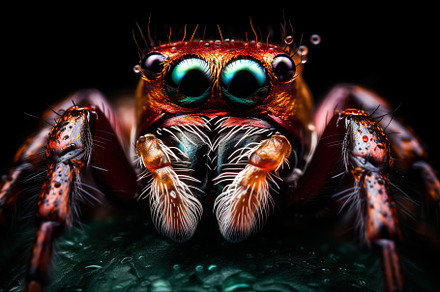 Spider macro photography, an Animal Photo by Onedaystory