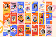 30 Bold Social Media Story Templates, a Templates & Theme by TemplateCastleStore (Thumbnail 2 of 10)