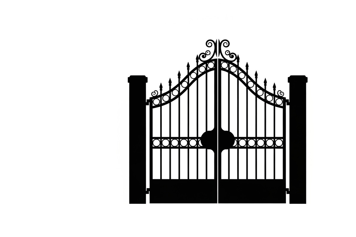 Ornate Iron Gate SVG Bundle, an Illustration by Designs_River (Photo 15 of 31)
