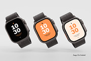 Apple Watch Ultra Mockup v1, a Wearable Device Mockup by DSNA Mockup (Thumbnail 5 of 6)