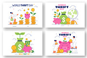 10 World Thrift Day Illustration, a Finance Illustration by denayunebgt (Thumbnail 2 of 4)