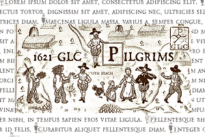 1621 GLC Pilgrims, a Serif Font by GLC Foundry