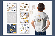 Doggy Woof. Vector dog patterns, a Pattern Graphic by ValeriiaFeeva (Thumbnail 5 of 11)
