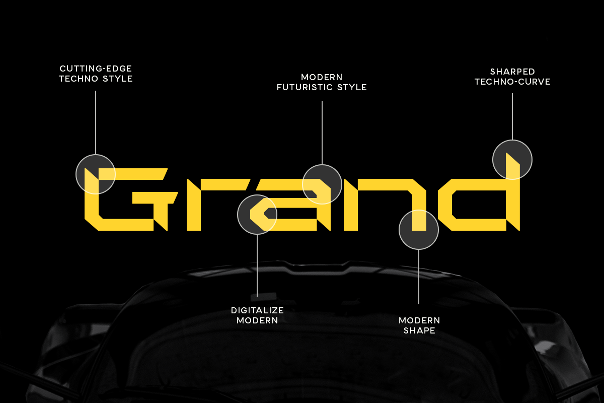 Noland - Sport Futuristic Font, a Sans Serif Font by Hamz Studio (Photo 10 of 12)