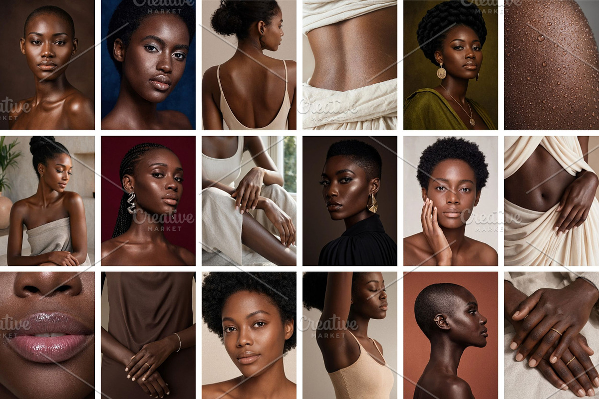 Melanin Rich Skin Stock Photos, a Beauty & Fashion Photo by Selenique Studio (Photo 8 of 10)