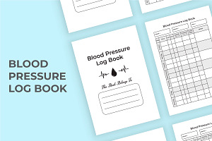 Blood Pressure Notebook KDP Interior