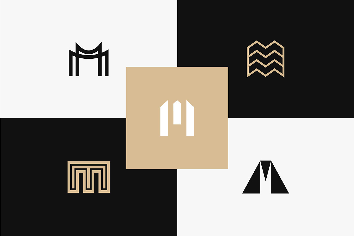 25 Monogram Letter M Logo, a Branding & Logo Template by Lightsense (Photo 7 of 10)