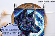 Mandala Wolf 20oz - Pack of 6, an Animal Illustration by Raven&RoseStudio (Thumbnail 3 of 7)