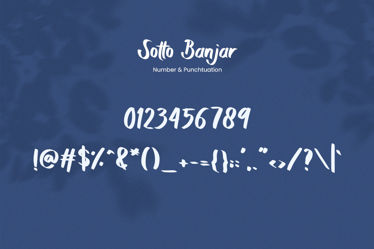 Sotto Banjar - Handwritten Display, a Handwritten Font by Samtiv Studio (Photo 7 of 7)