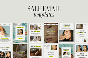 Sale Email Newsletter Canva Template