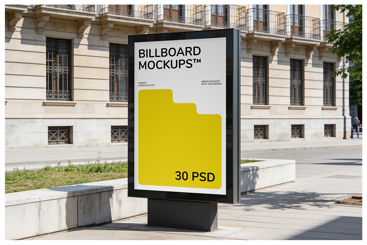 City Billboard Mockups Vol.3, an Advertising Mockup by Mr.Mockup™ (Photo 15 of 18)