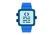 Smartwatch Flat Icon, an Icon by Pexelpy (Thumbnail 1 of 2)