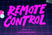 X-Rental - 1980s Retro Horror Font, a Handwritten Font by Wingsart Studio (Thumbnail 10 of 15)