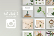 NATURALIS Instagram Pack, a Social Media Template by 46&2 Collective (Thumbnail 1 of 9)