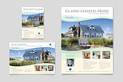 Coastal Real Estate Flyer Template, a Flyer Template by StockLayouts (Thumbnail 3 of 3)