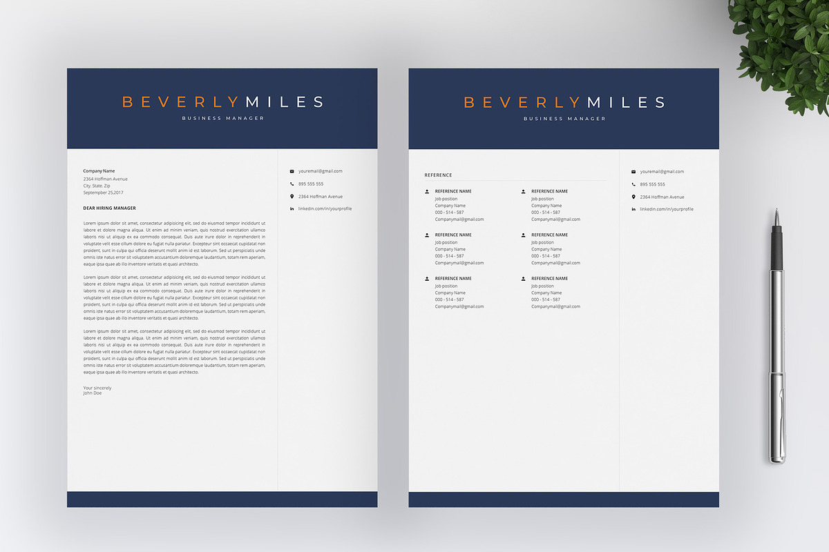 Professional Resume Template 4 Pages, a Resume Template by SalientResume (Photo 3 of 5)