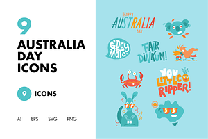 9 Australia Day Icons