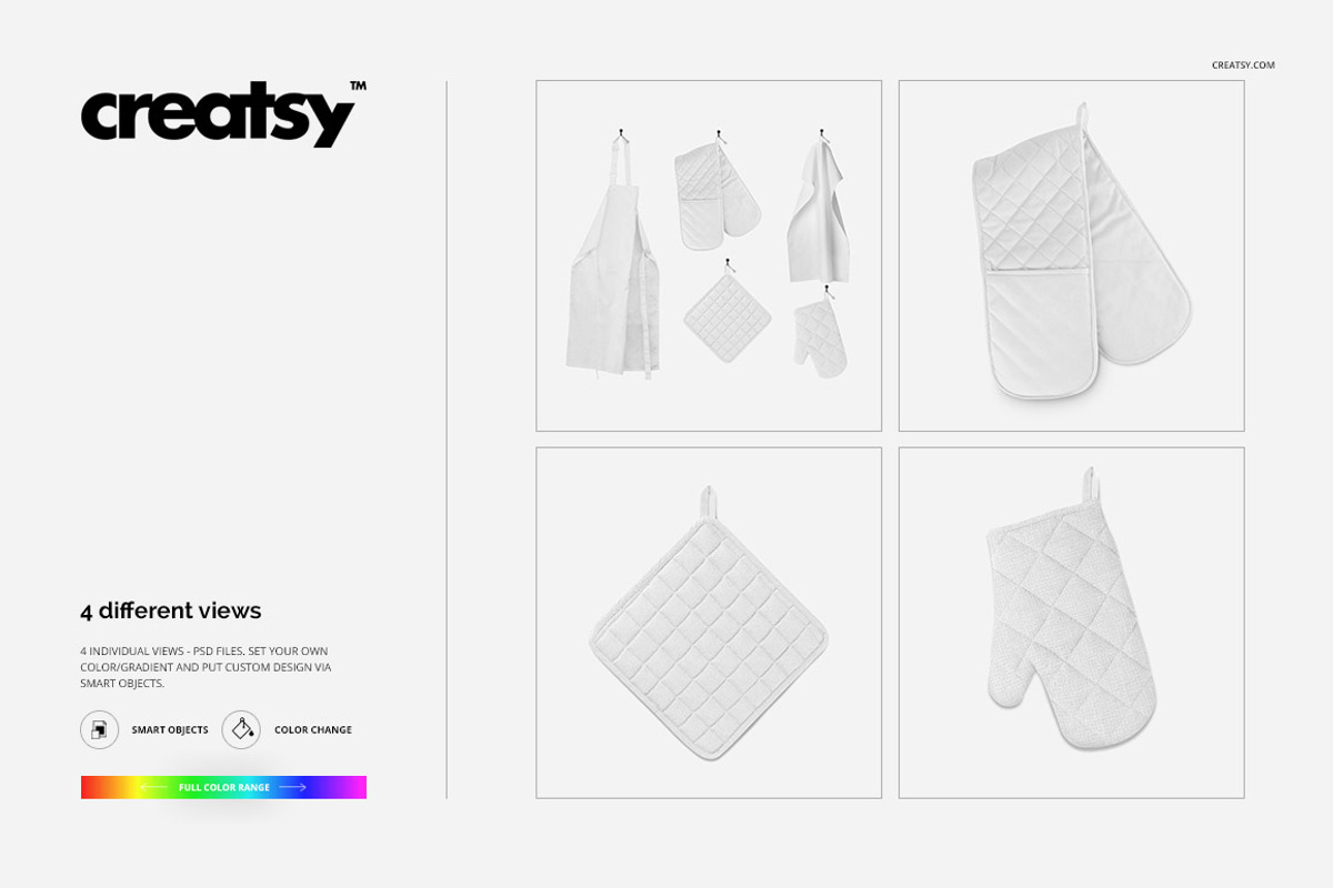 Kitchen Textiles Mockup Set, a Product Mockup by Creatsy (Photo 8 of 9)