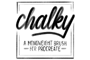 Chalky Brush for Procreate, a Brush Add-On by michlaure (Thumbnail 1 of 2)