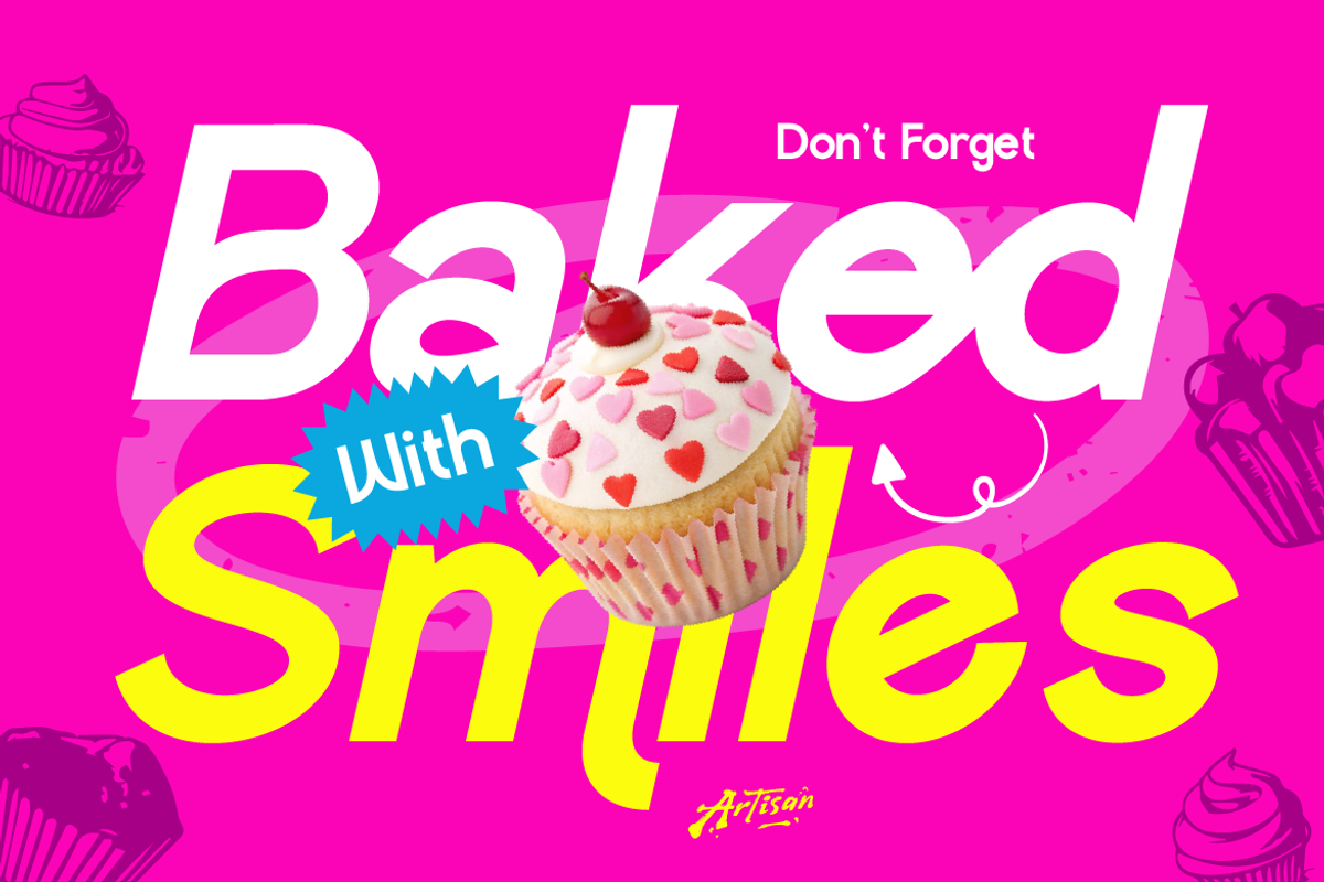 Demuffins - Modern Sans Serif, a Sans Serif Font by Artisan Themes (Photo 12 of 12)