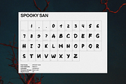 SPOOKYSAN | bold display font, a Blackletter Font by Ashiya Pixel (Thumbnail 6 of 8)