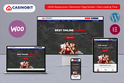 Online Casino & Betting Template, a WordPress Template by HasnainDEV (Thumbnail 1 of 6)