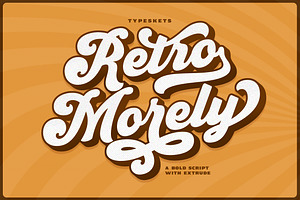 Retro Morely | Bold Script