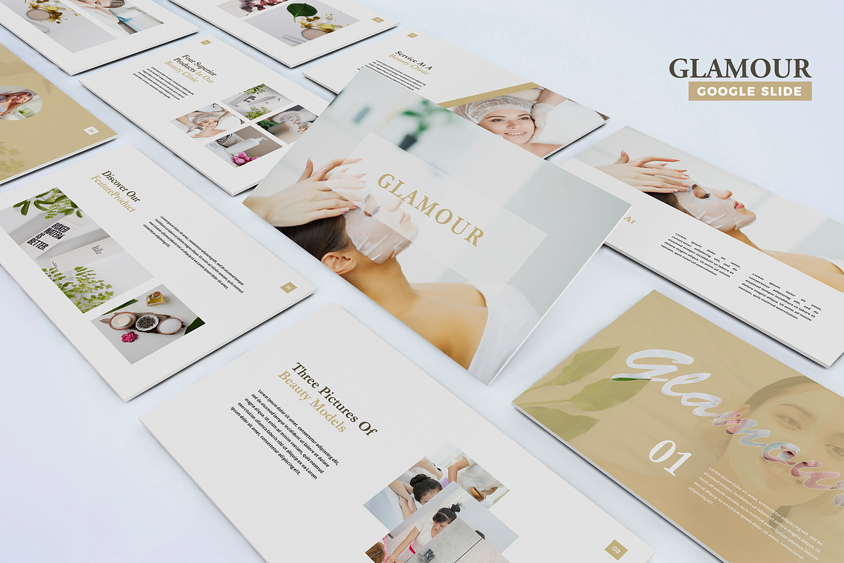 Glamour - Google Slides Template, a Presentation Template by UnicodeID