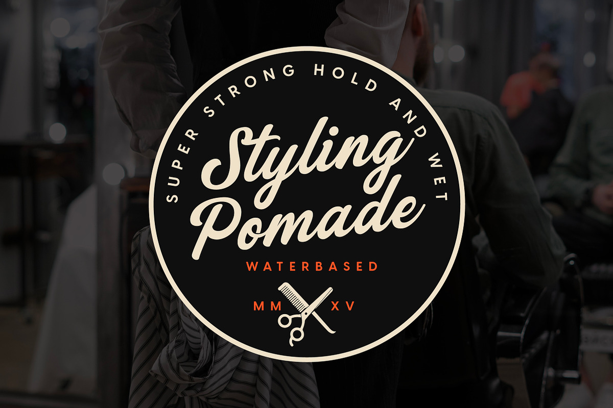 Barberico: The Bold & Stylish Script, a Script Font by fopifopi (Photo 6 of 7)
