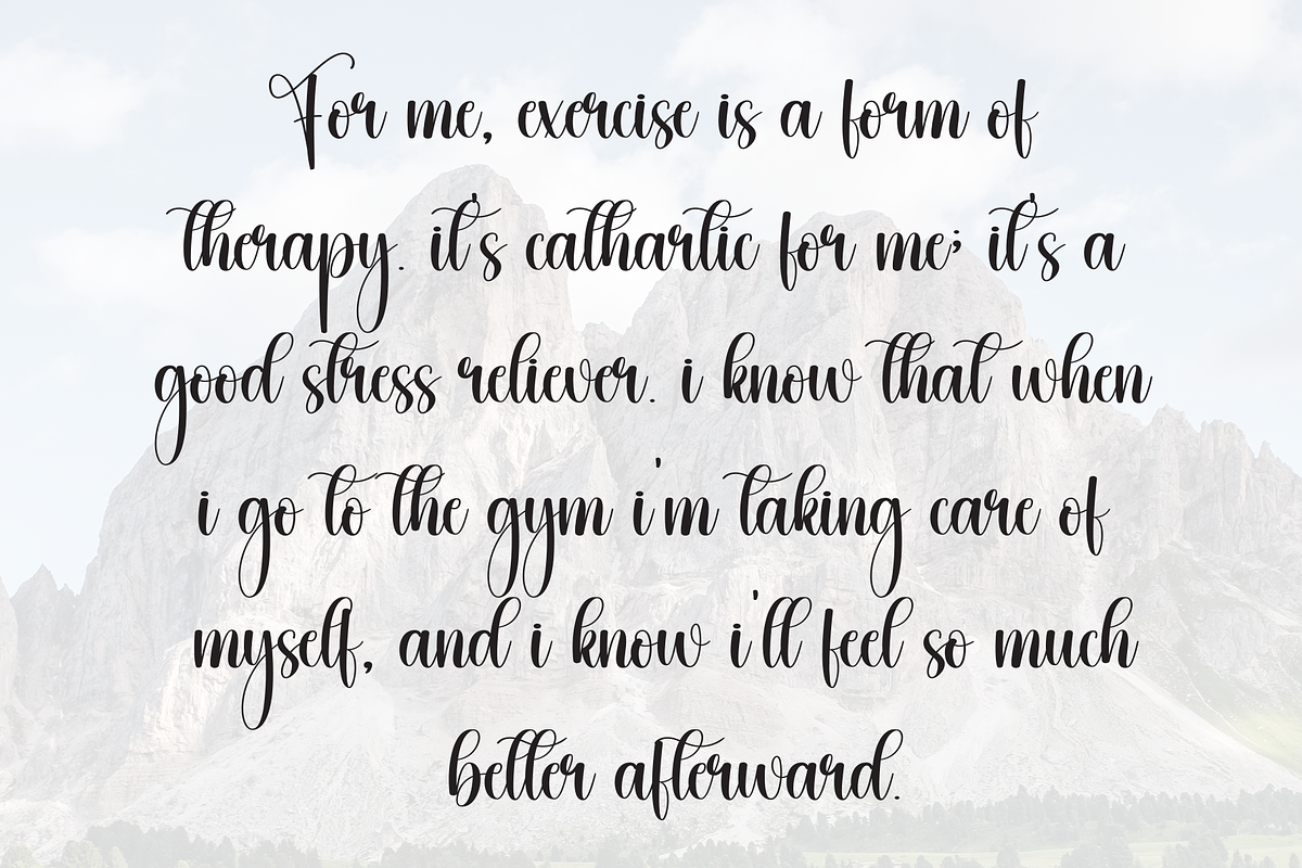 Greathing | Script Font, a Handwritten Font by Scratchones (Photo 6 of 9)
