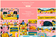 Autumn Time 1- 186 AI illustrations, a Seasonal Illustration by Pundateam (Thumbnail 9 of 9)
