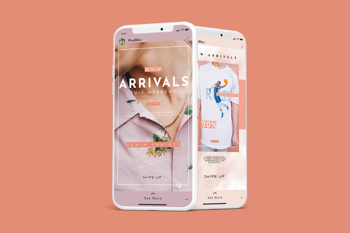 Animated Instagram Stories & Posts, a Social Media Template by PixelHive Pro (Photo 6 of 13)