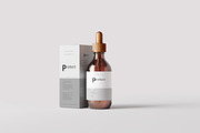 Amber Glass Dropper Bottle Mockup, a Cups & Container Mockup by pmvch (Thumbnail 2 of 6)