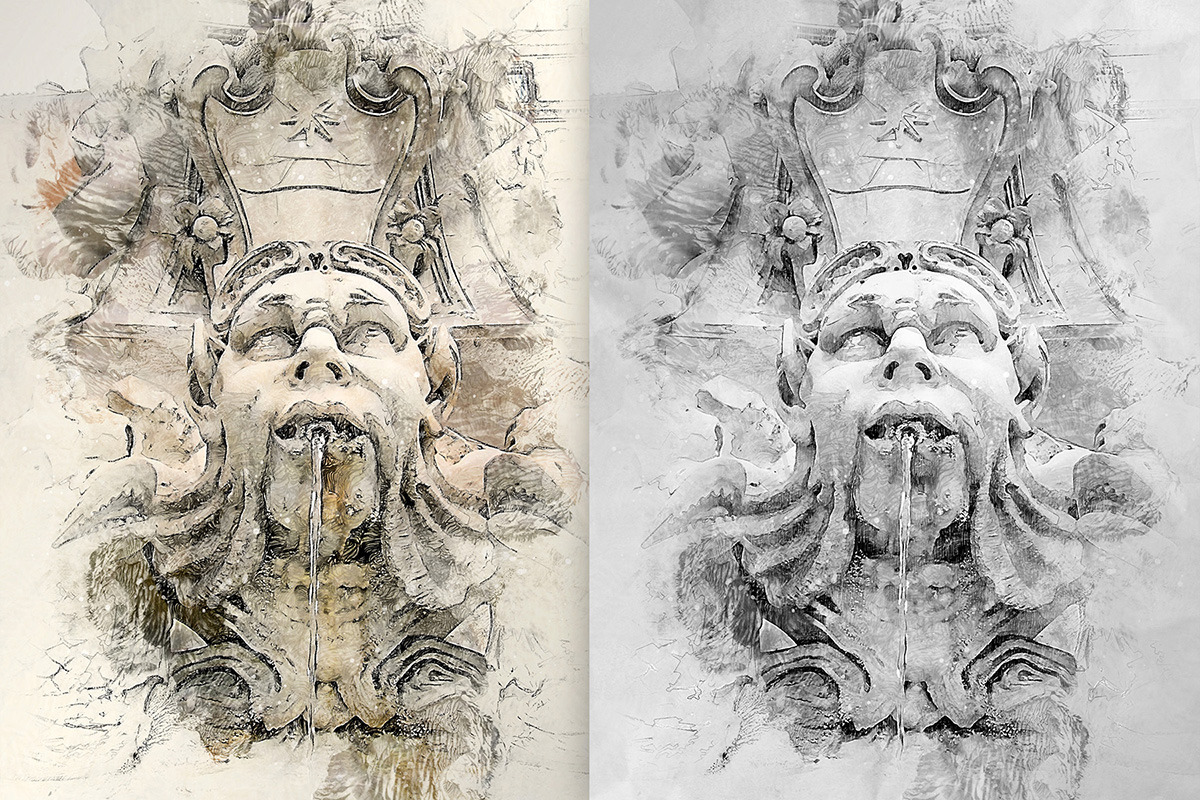Graphic Arts Photoshop Action, an Action Add-On by GorynArt (Photo 16 of 22)