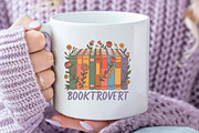 Booktrovert Png Sublimation, an Illustration by Daily.Designs (Thumbnail 5 of 5)