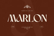 Marlon Elegant Serif Font Typeface, a Serif Font by Perfectype (Thumbnail 1 of 10)