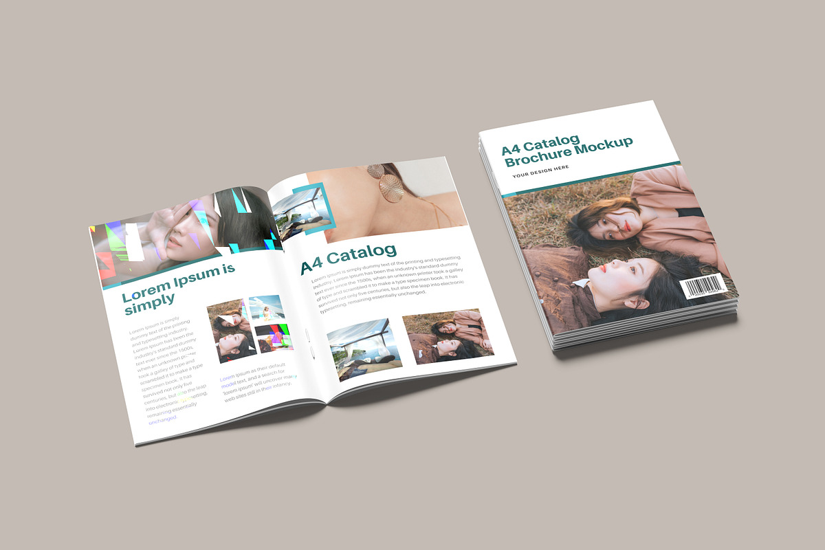 A4 Catalog Brochure Mockup, a Books & Magazine Mockup by NyakBiett (Photo 5 of 6)