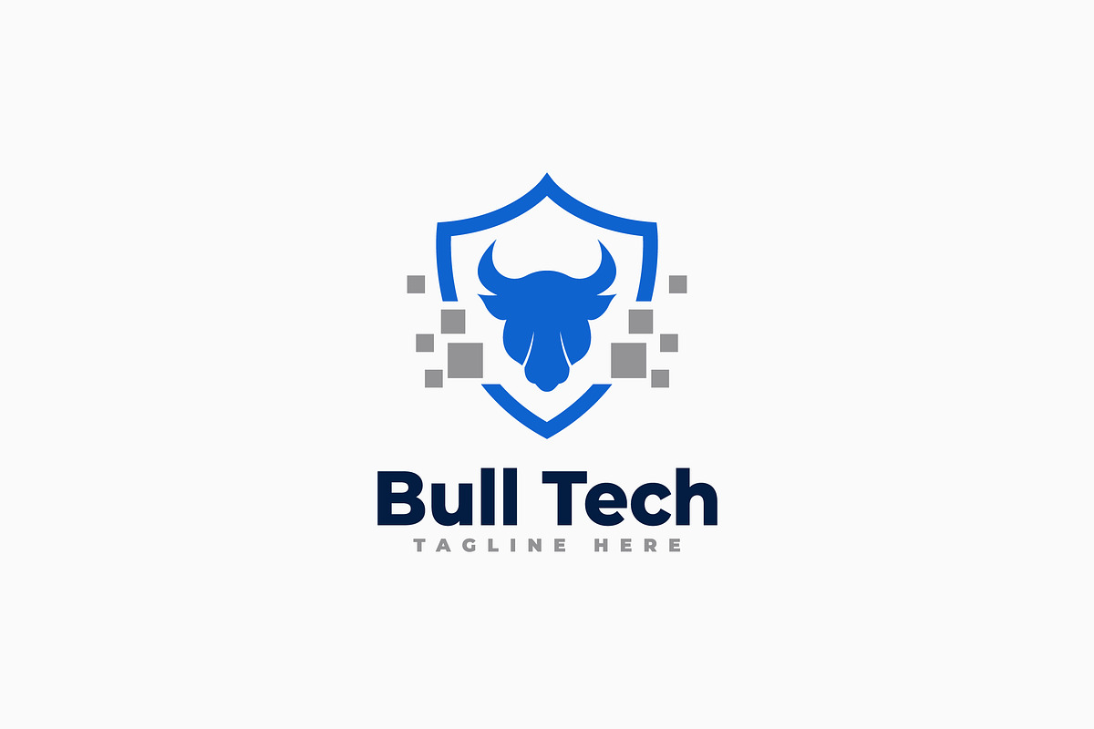 Bull Technology Logo Template, a Branding & Logo Template by Zeer Graphic (Photo 2 of 2)