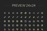 Lineart Icons — The Essentials, an Outline Icon by PixelBazaar (Thumbnail 2 of 3)