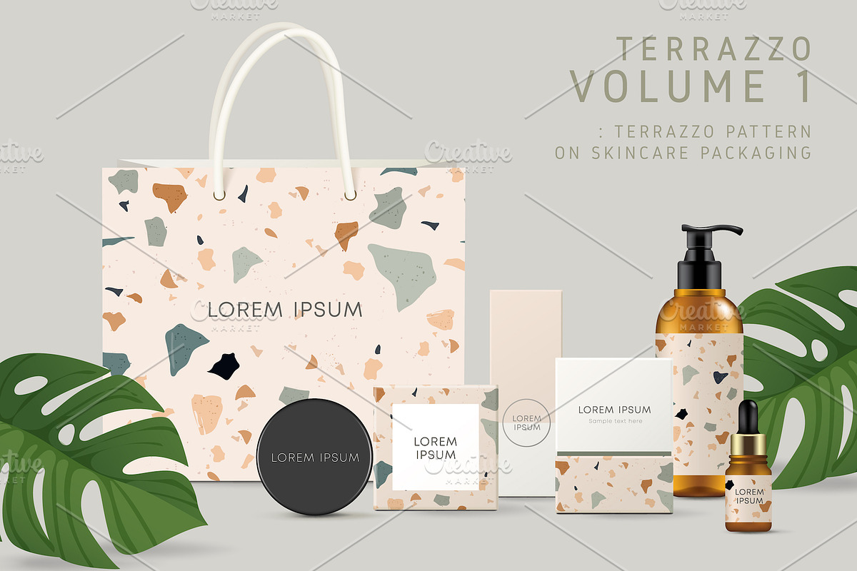 Terrazzo Patterns Volume1, a Pattern Graphic by Daraon (Photo 4 of 5)