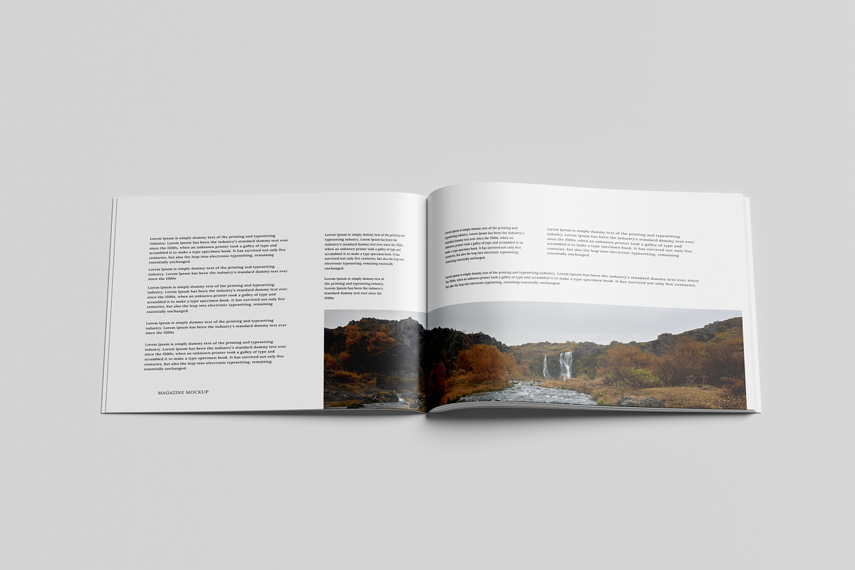 A4 Landscape Magazine Mockup, a Magazine Template by Graphic_world89 (Photo 6 of 11)