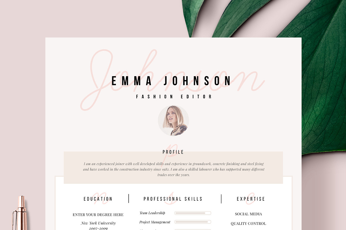 Resume Template Champs-Élysées, a Resume Template by Resume Angels (Photo 2 of 11)