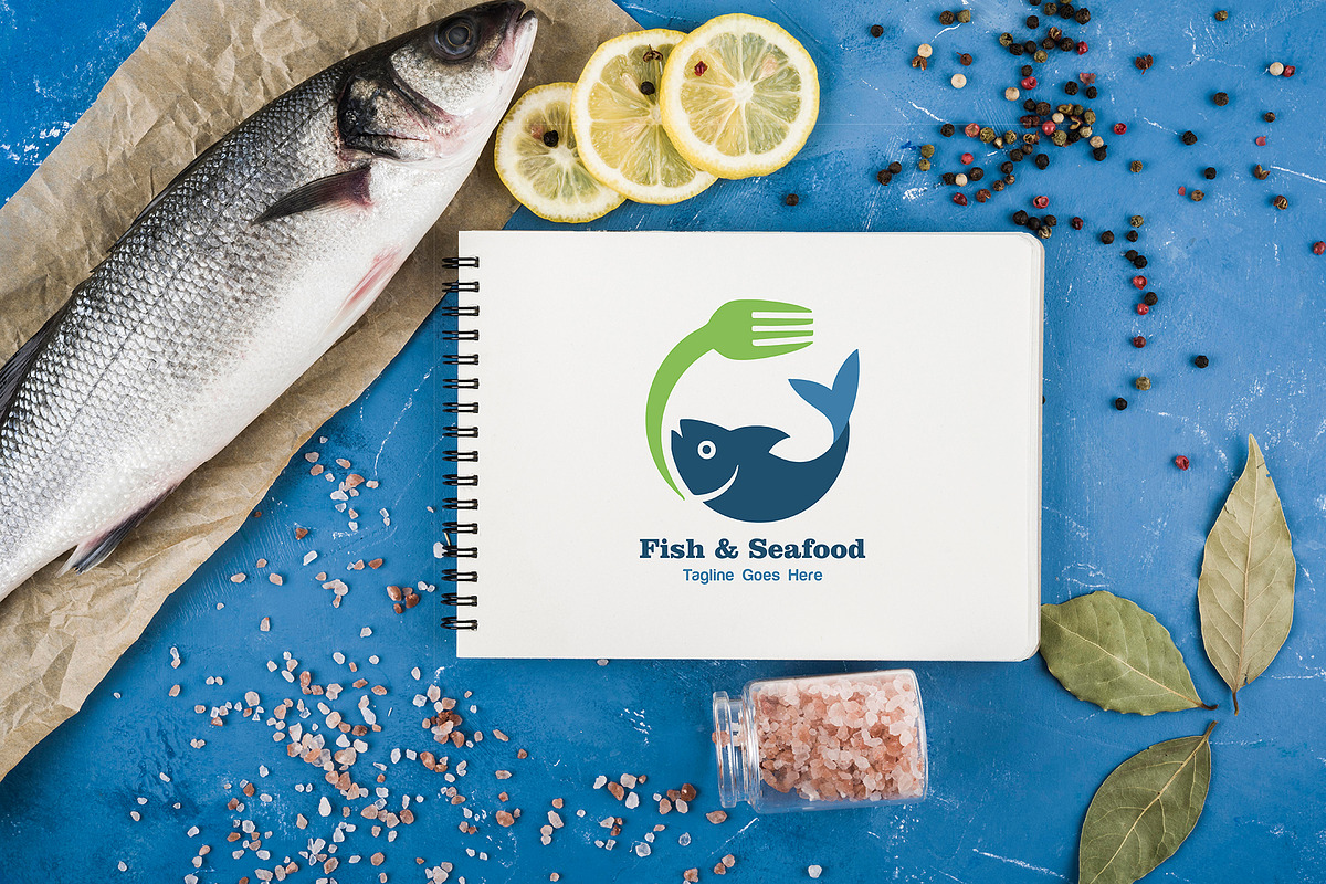 Modern Seafood Logo Collection, a Branding & Logo Template by YUDesignStore (Photo 10 of 12)