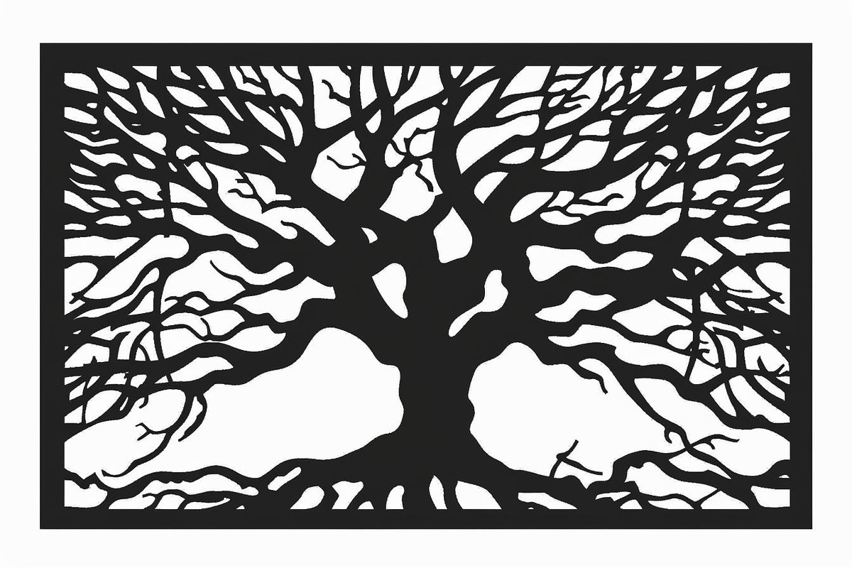 Tree Branch Laser Cut Panel Bundle, a Graphic by jahid234 (Photo 3 of 11)