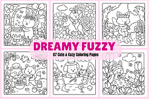 Dreamy Fuzzy Cute & Cozy Book, a Decorative Illustration by Coco Bloom