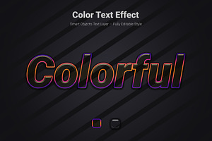 Colorful Psd Text Layer Style Effect, a Layer Style Add-On by zahidhossainalif